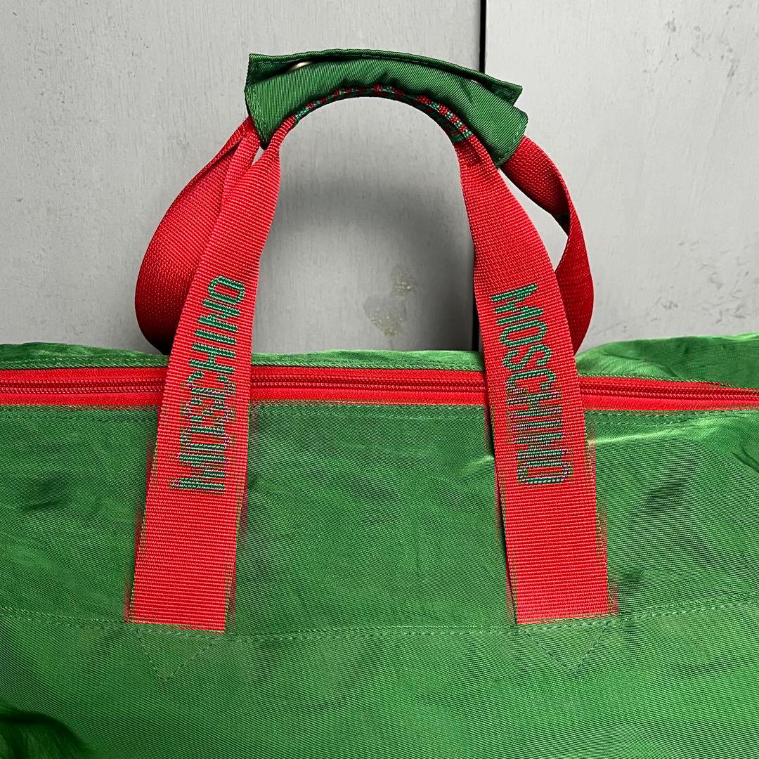 MOSCHINO ボストンショルダーバッグ 2way ピースマーク ハート - メルカリ