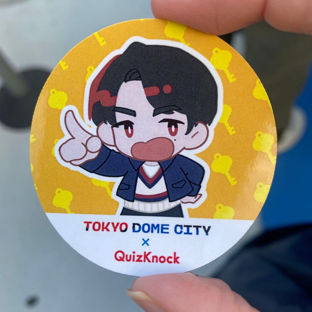 QuizKnock クイズノック 東京ディスカバリーシティ ステッカー伊沢拓司