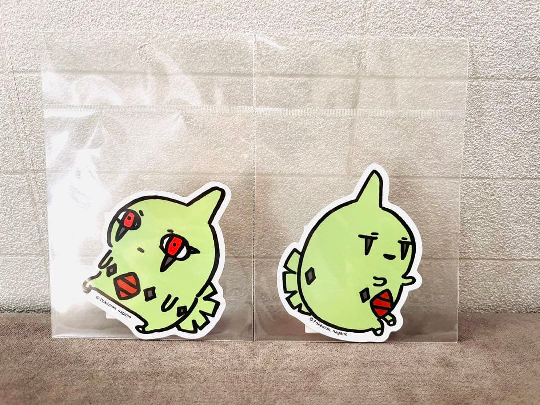 24じかんポケモンchu ナガノ ヨーギラス ステッカー2枚セット - メルカリ