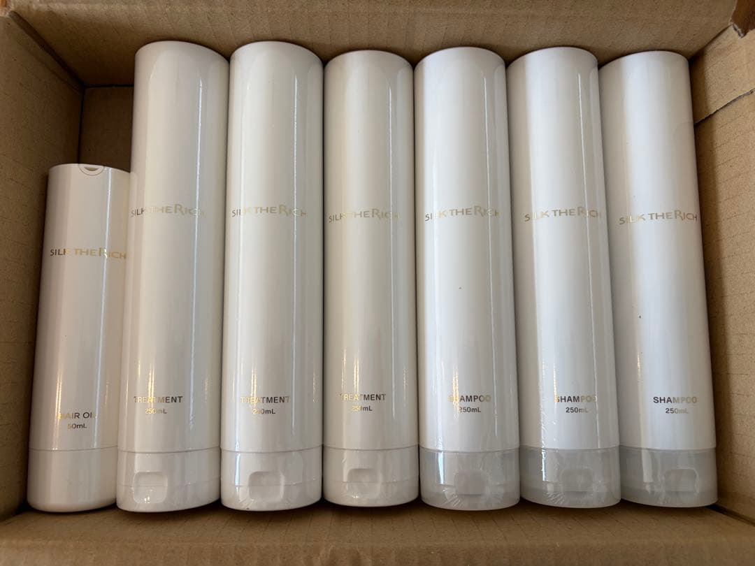 【7本セット】新品シルクザリッチ　シャンプー＆トリートメント各3本➕ヘアオイル 楽天市場】シルクザリッチ シャンプー トリートメントの通販