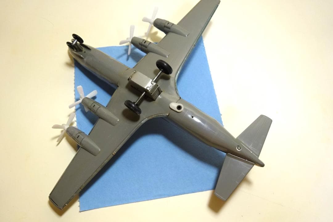 動画あり！！ 日光玩具 日本航空 JAL ダグラスDC-7-C ブリキ飛行機