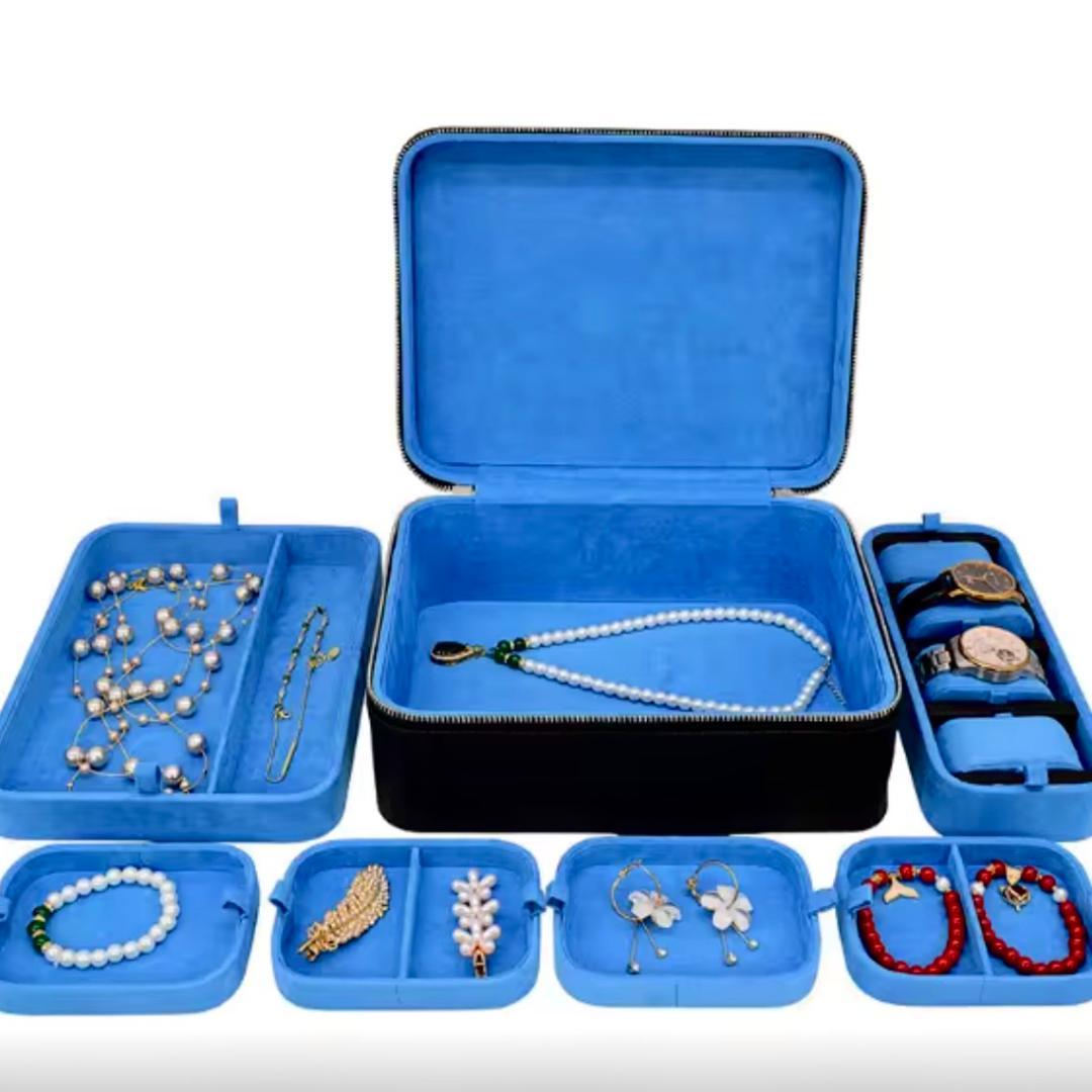 高級PUレザー ジュエリー＆ウォッチケース アクセサリーボックス ICEBOX