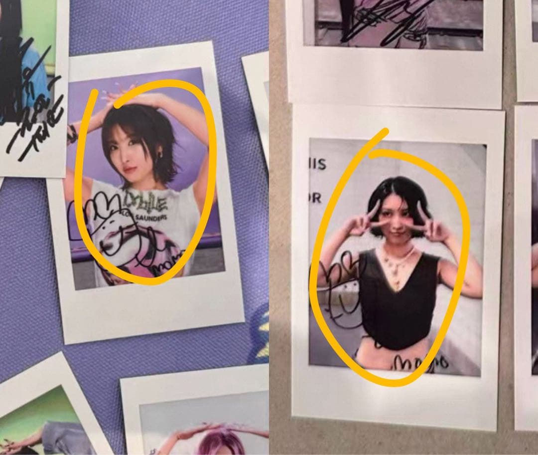 TWICE モモTEN 10周年 yizhiyu 当選限定 チェキトレカAB2枚