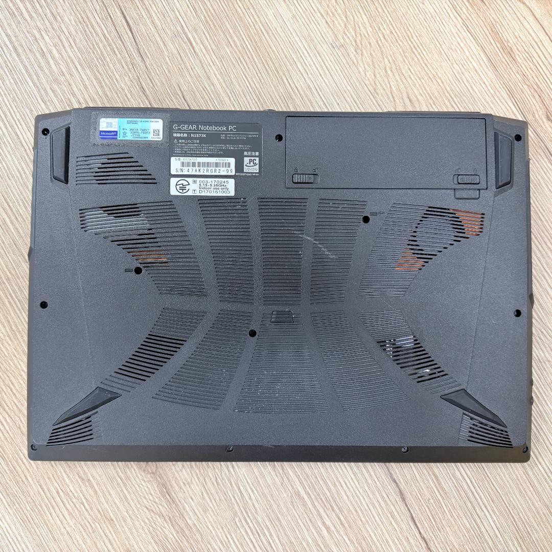 値下げ特価【ジャンク】G-GEAR N1573K/720T ゲーミングノートPC - メルカリ