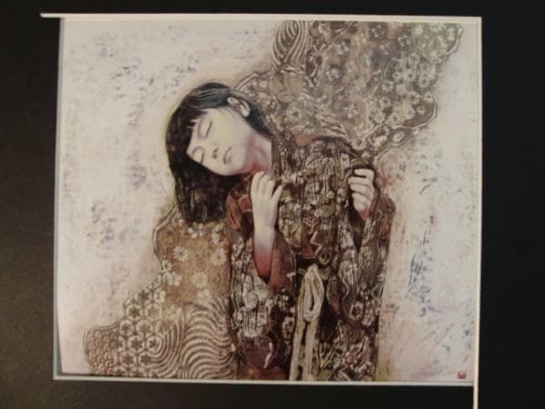 智内兄助、気昇、新品額装付、画集画、状態良好