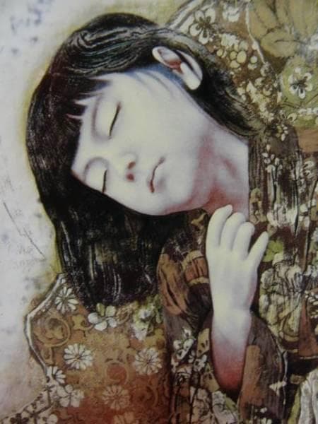 智内兄助、気昇、新品額装付、画集画、状態良好 - メルカリ