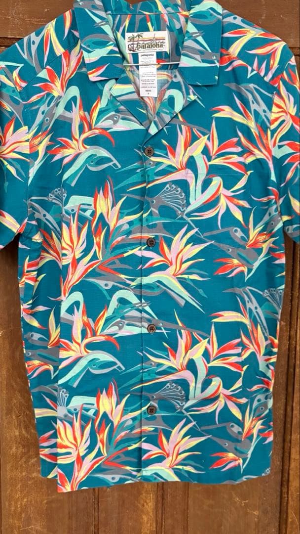 patagonia アロハシャツ パタロハ 極楽鳥花 復刻モデル