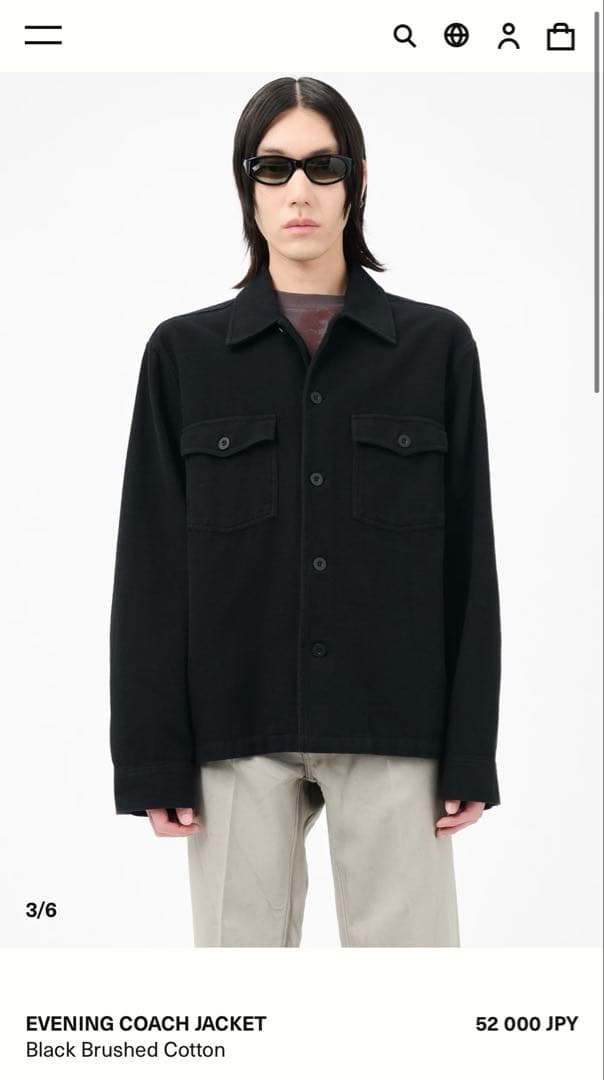 ジャケット・アウター our legacy EVENING COACH JACKET25aw