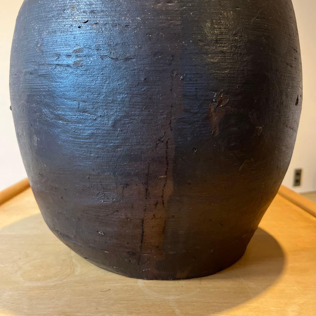 稀少 種子島 能野焼き 能野焼 雲助壺 壺 陶芸 陶器 民藝 民芸 骨董