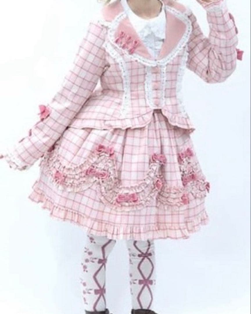 axes femme kawaiiゴスロリ・ロリータ ピンク衣装セットアップ