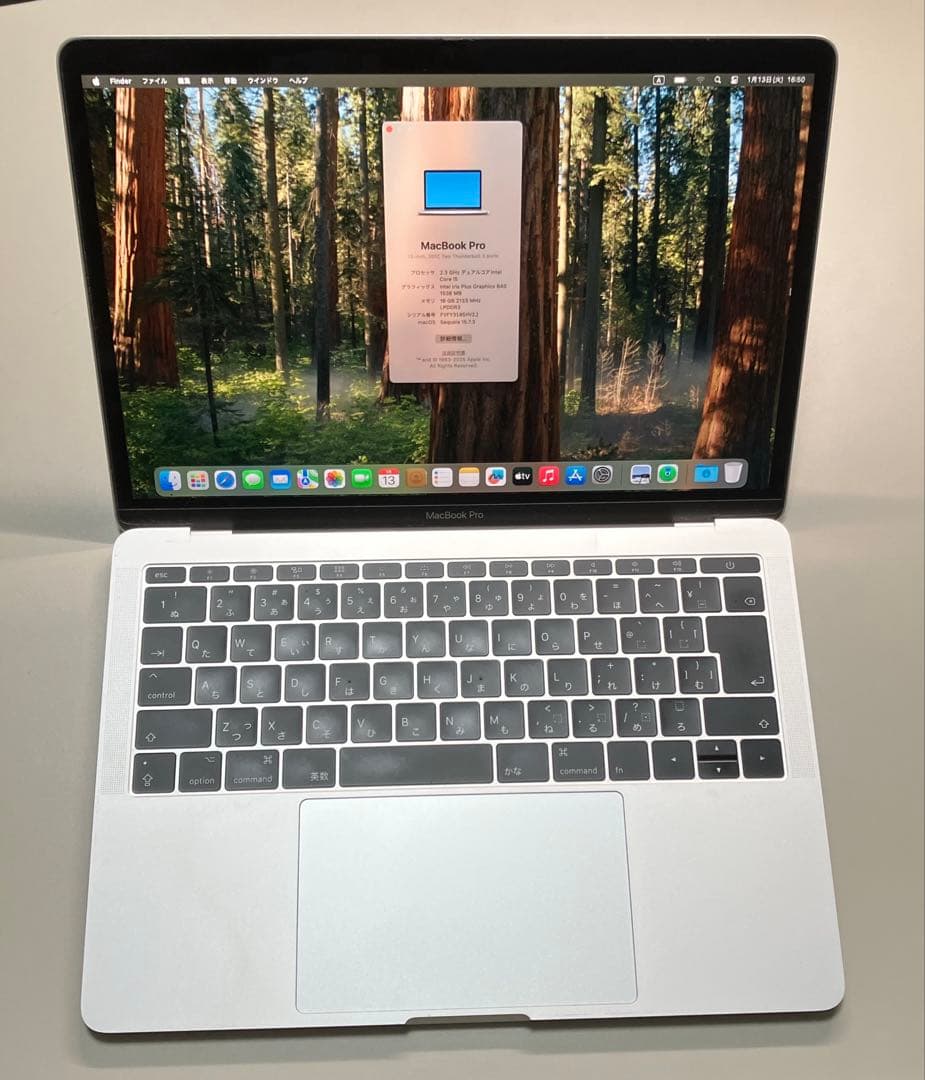 MacBook本体 MacBook Pro 2017 i5 16GB 256GB Sequoia