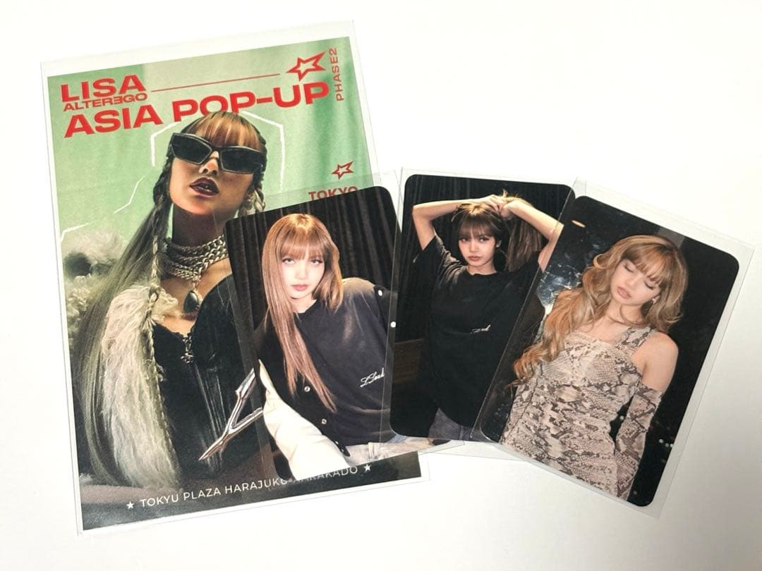 LISA POP-UP トレカ BLACKPINK ポストカード