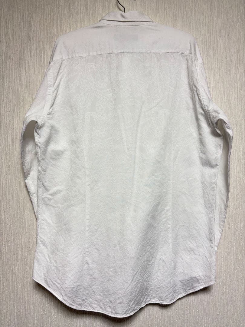 ETRO エトロ ドレスシャツ イタリア製 刺繍 ペイズリー ジャガード 41