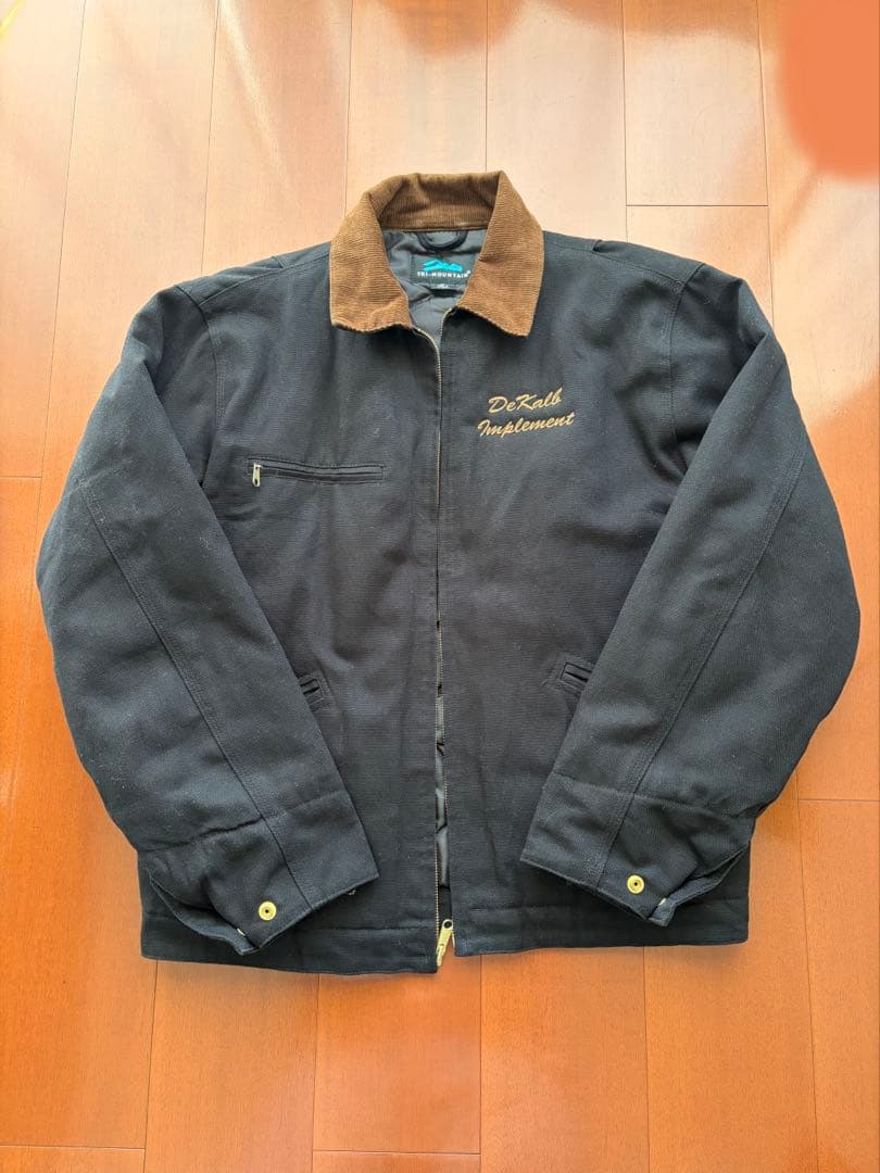 Tri-Mountain ダックワークジャケット 企業ロゴ　デトロイト　値下げ