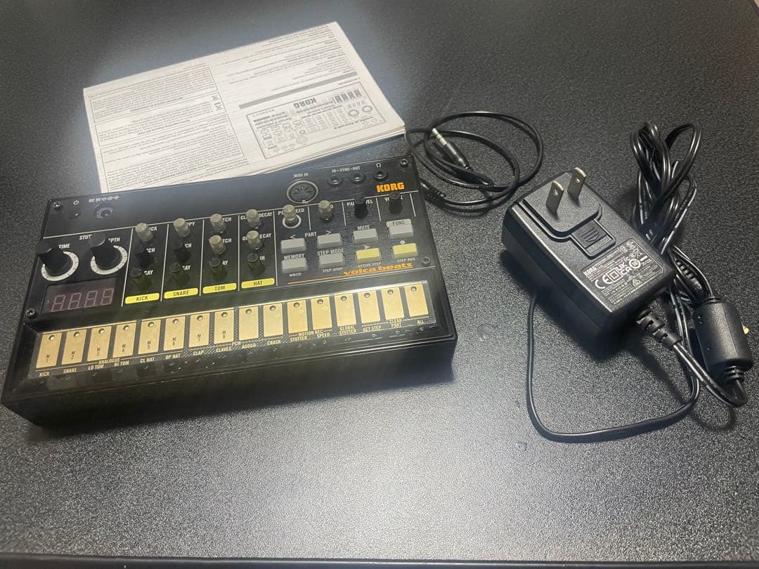 早い物勝ち！KORG/VOLCA BEATS &アダプターセット(箱無し)