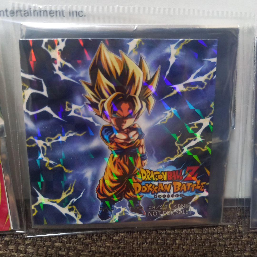 ドッカンバトル 200名限定！ 当選書付き 非売品オリジナルシール3種