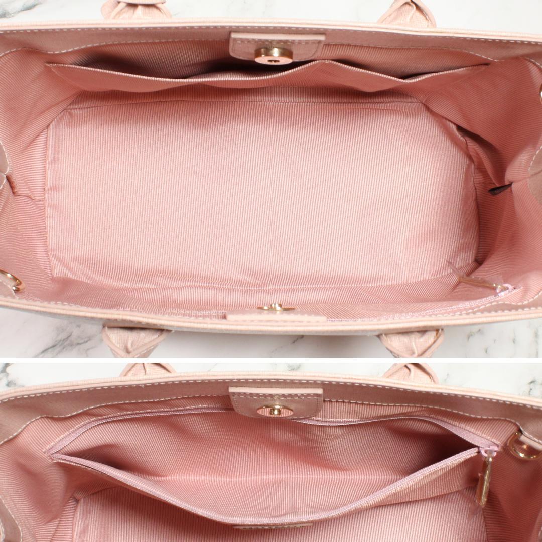 ✨極美品✨ フルラ LINDA トートバッグ 肩掛け 2way くすみピンク