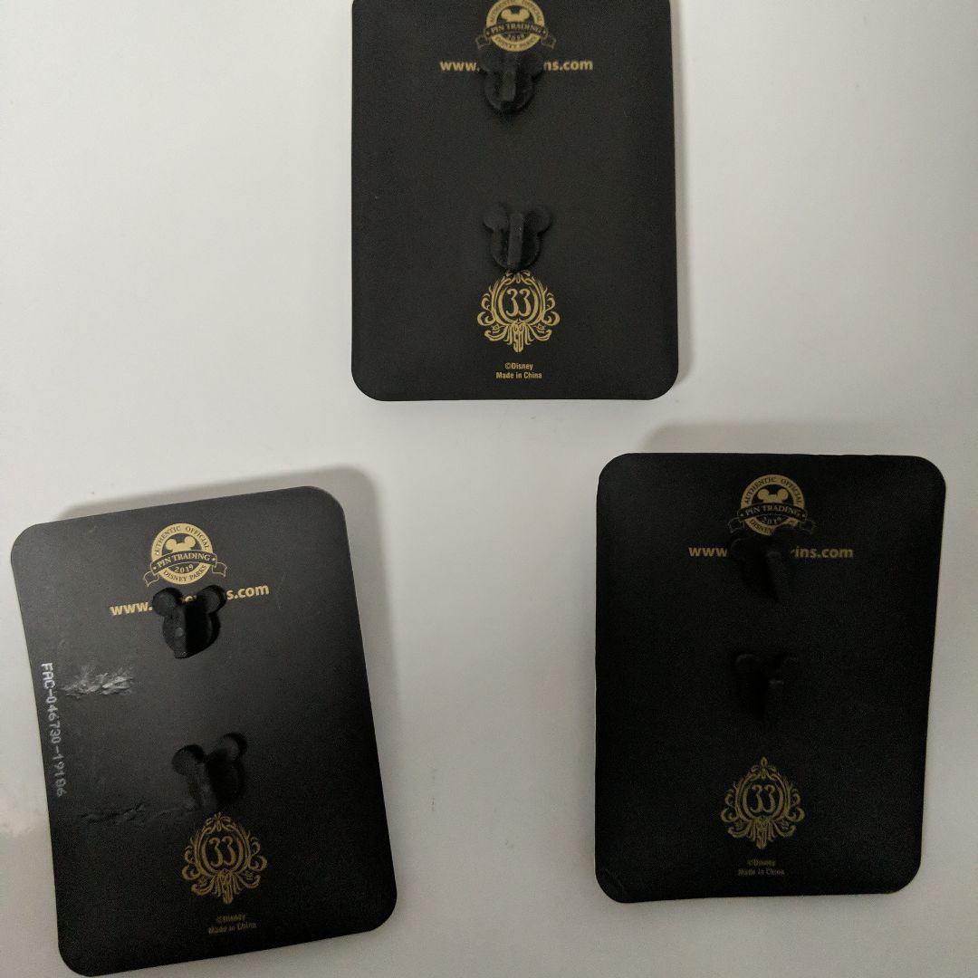club33 ホーンテッドマンション ピンバッジ 3点セット ディズニー 海外