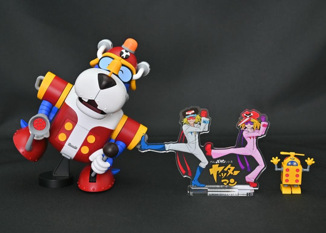 ベルファイン ヤッターワン 塗装改修完成品　予約特典 ヤッターマンのアクスタ付属