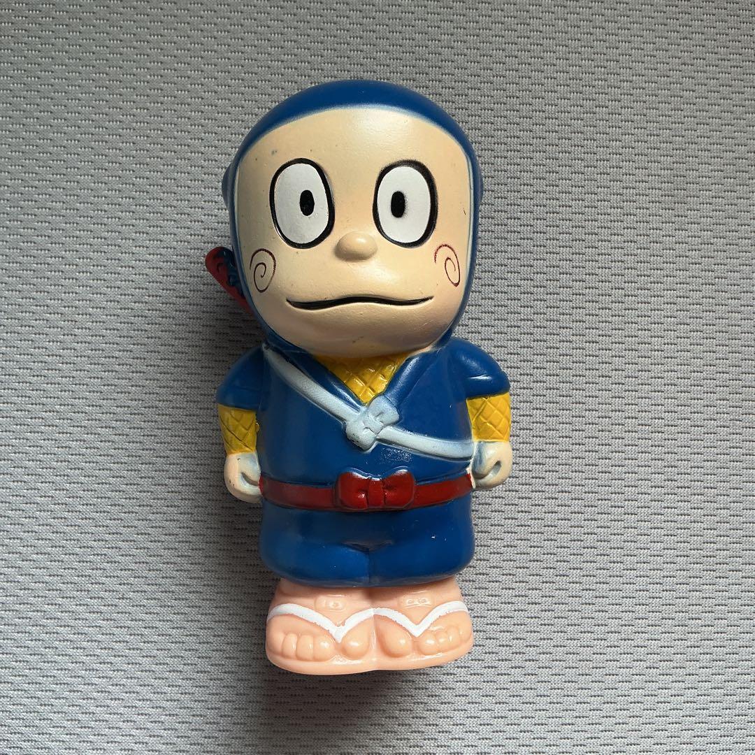 忍者ハットリ君　ソフビ　貯金箱　住友銀行　ノベルティ