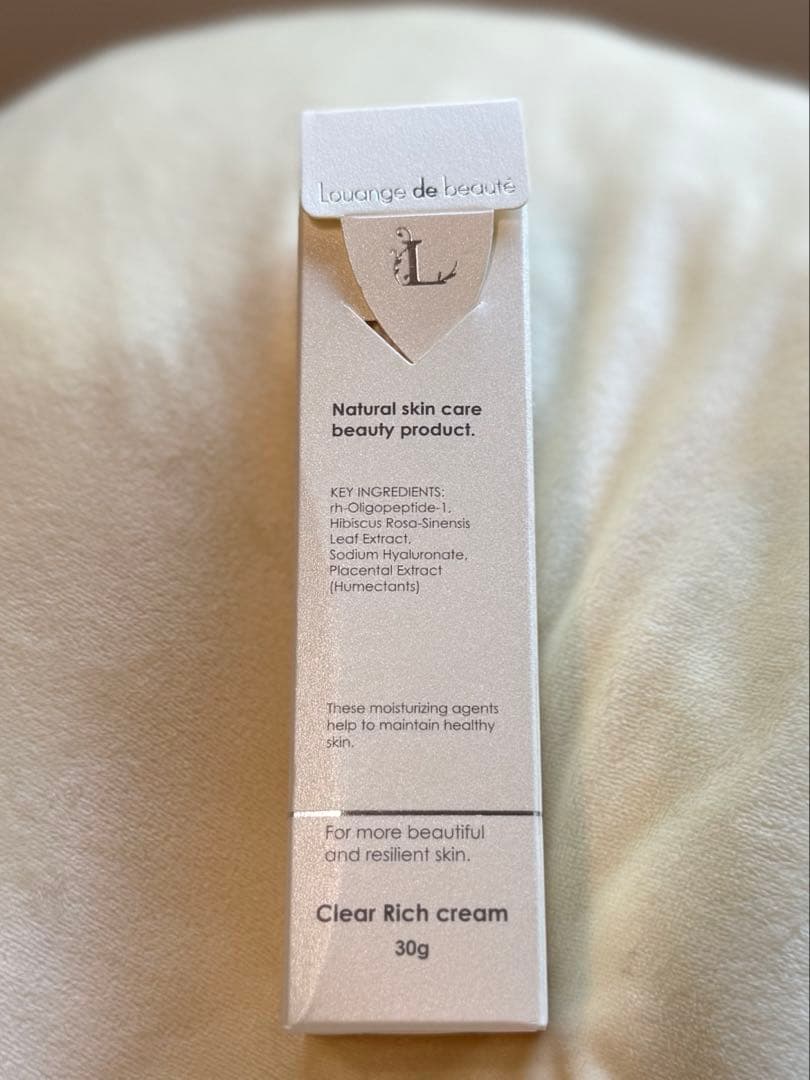 【ルアンジュ・ド・ボーテ】クリアリッチクリーム/しなやかなハリふっくら弾力肌へ