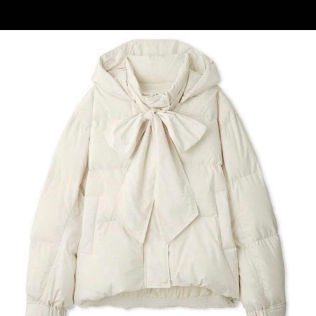 LILYBROWN リリーブラウン Recycleボウタイリボンダウンジャケット