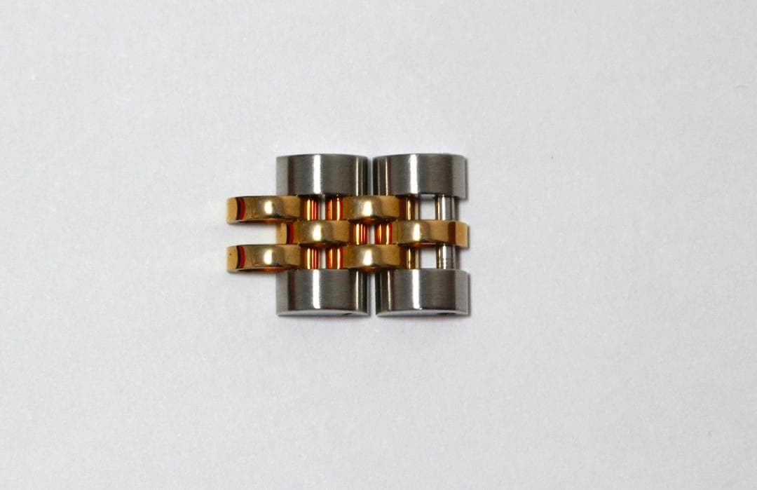 ロレックスデイトジャストのK18YG/SSコンビコマ（レディース用）2個