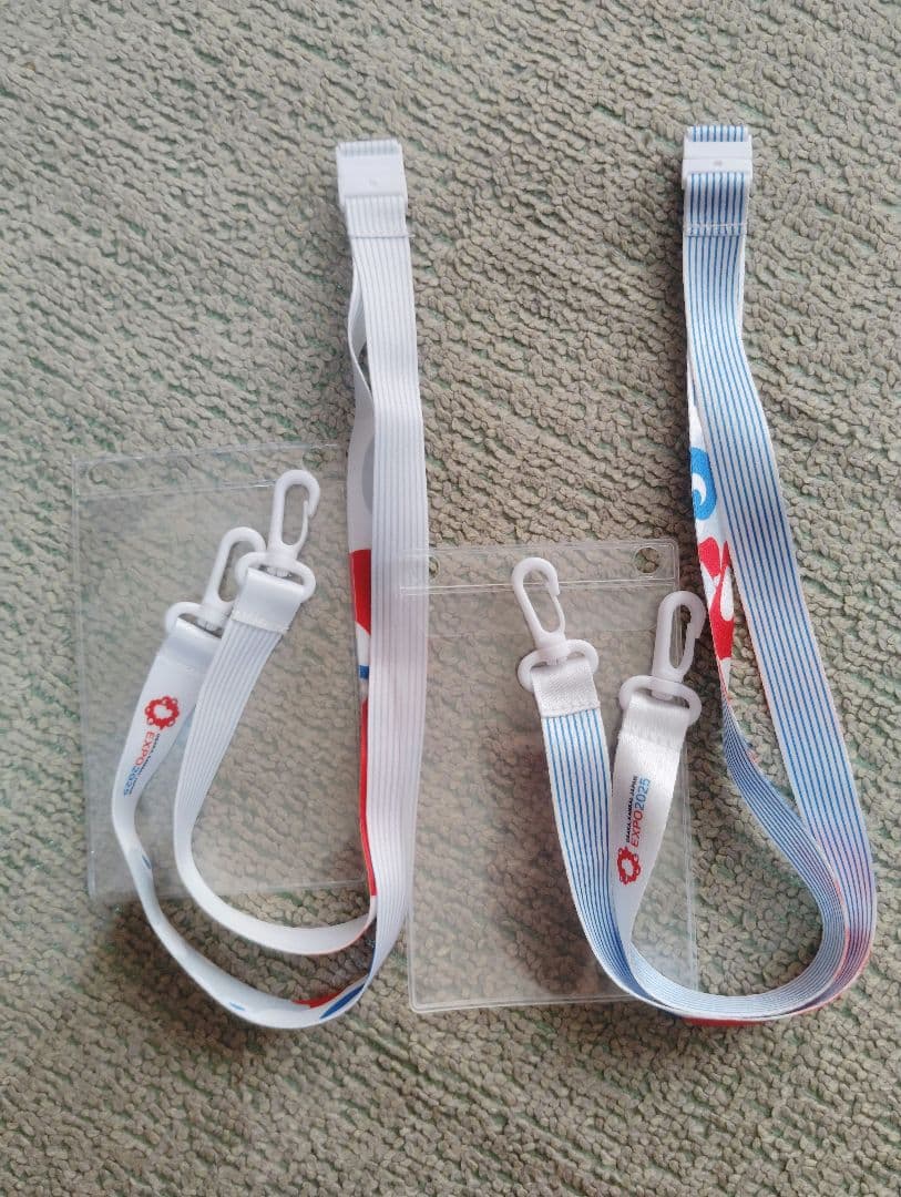 【希少品】未使用品万博ストラップ非売品２本セット