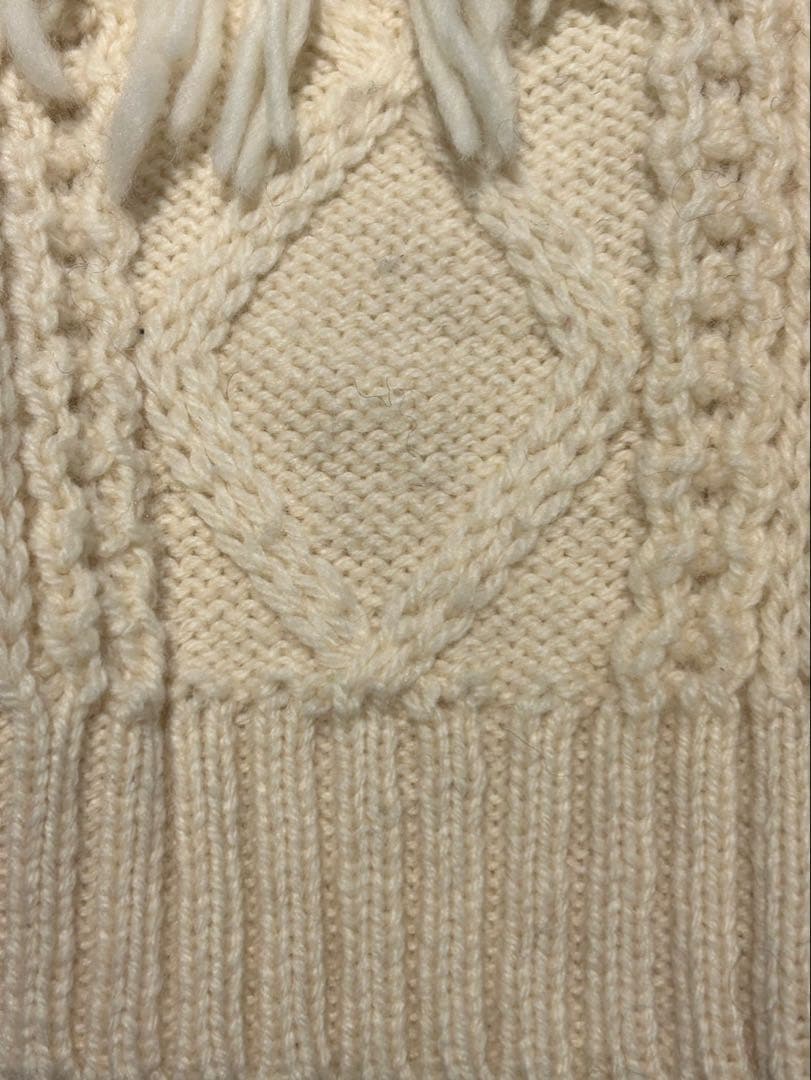 未使用ナナナナサーカ77circa リメイクケーブルフリンジニット - メルカリ