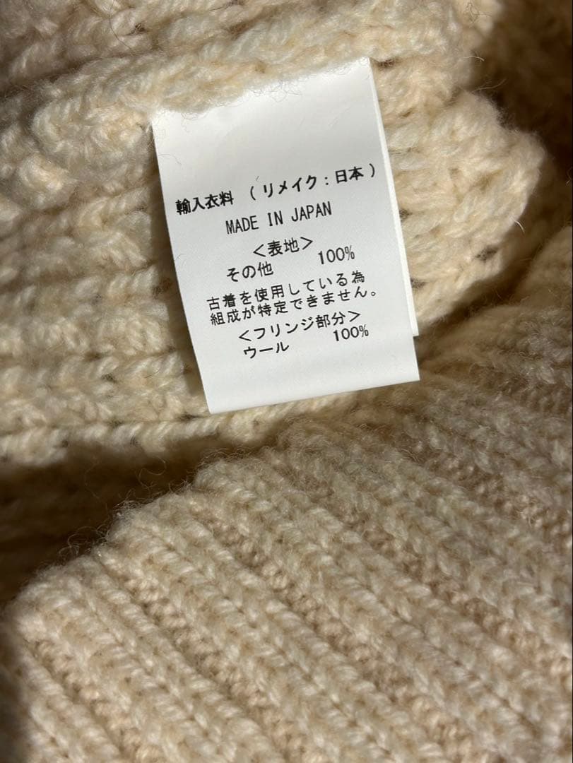 未使用ナナナナサーカ77circa リメイクケーブルフリンジニット - メルカリ