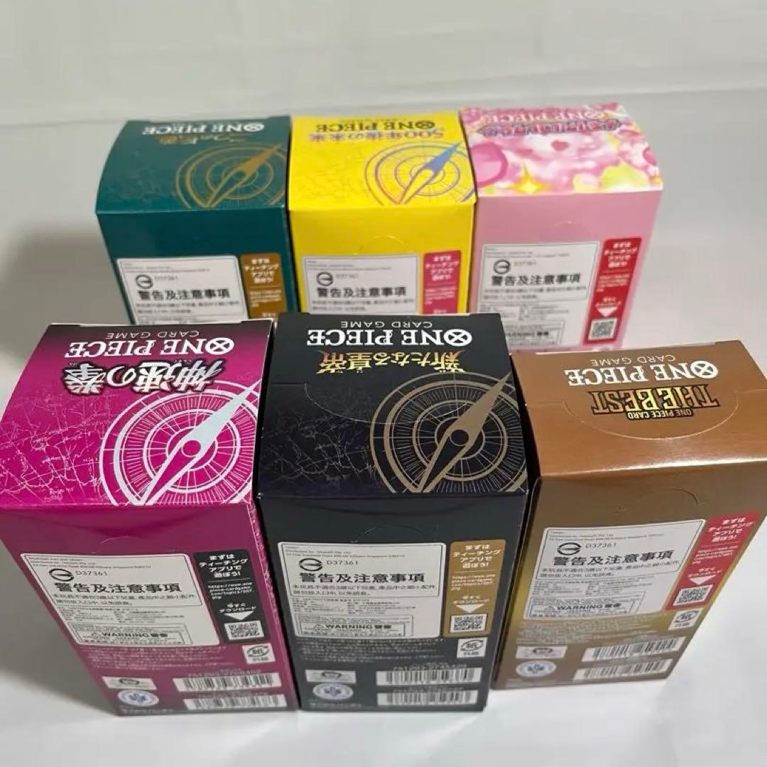 ワンピースカードゲーム 6ボックス(テープ付き、未開封) - メルカリ