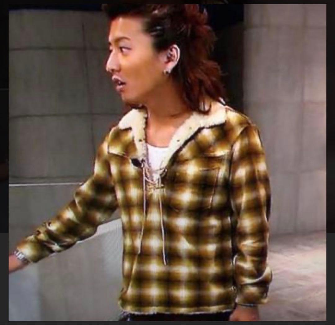 number nine ナンバーナイン 09AW ボアチェックシャツ キムタク - メルカリ