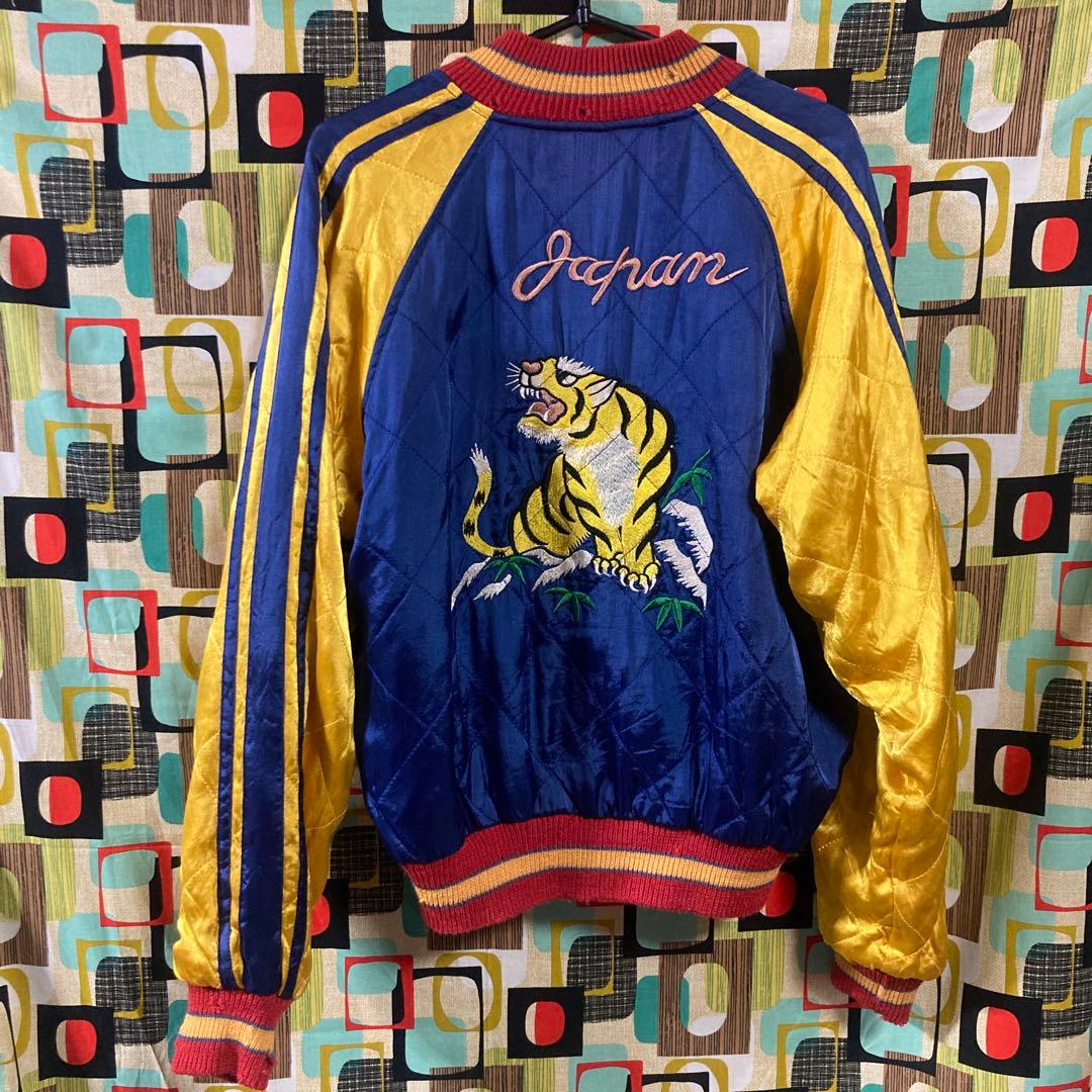 switch スカジャン　虎　鷹 JSKJ-006 鷹虎龍刺繍/別珍リバーシブルスカジャン - スカジャンの