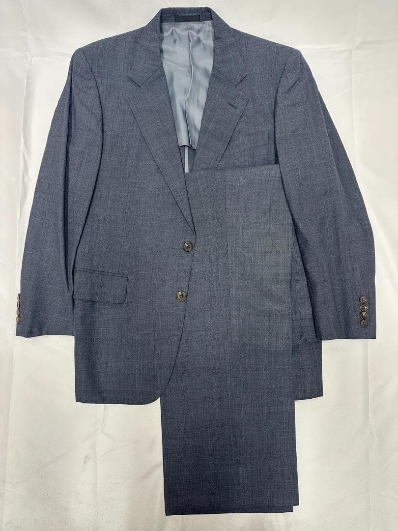 Burberry バーバリー セットアップスーツ ウール100％ グレー XL