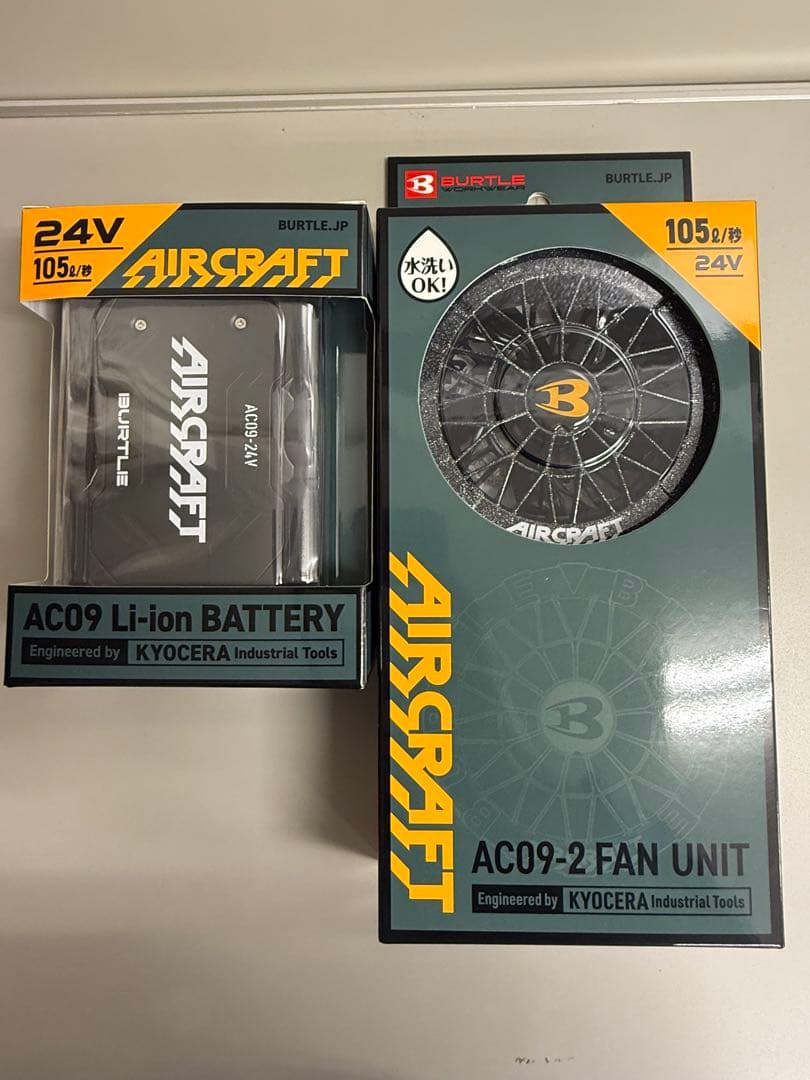 バートル　バッテリーファンセット24V