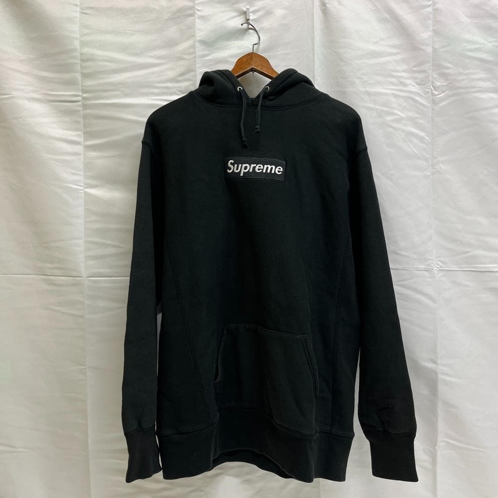 ◇Supreme ボックス ロゴ ブラック パーカー 10235 - メルカリ