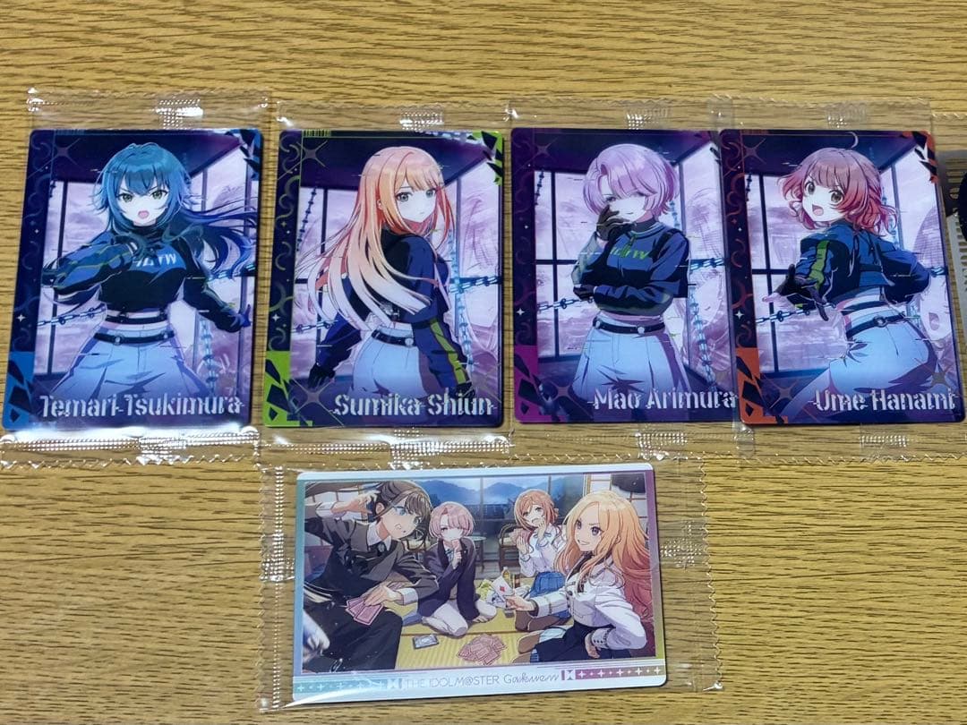 学園アイドルマスター 学マス ウエハース まとめ売り 5枚セット - メルカリ