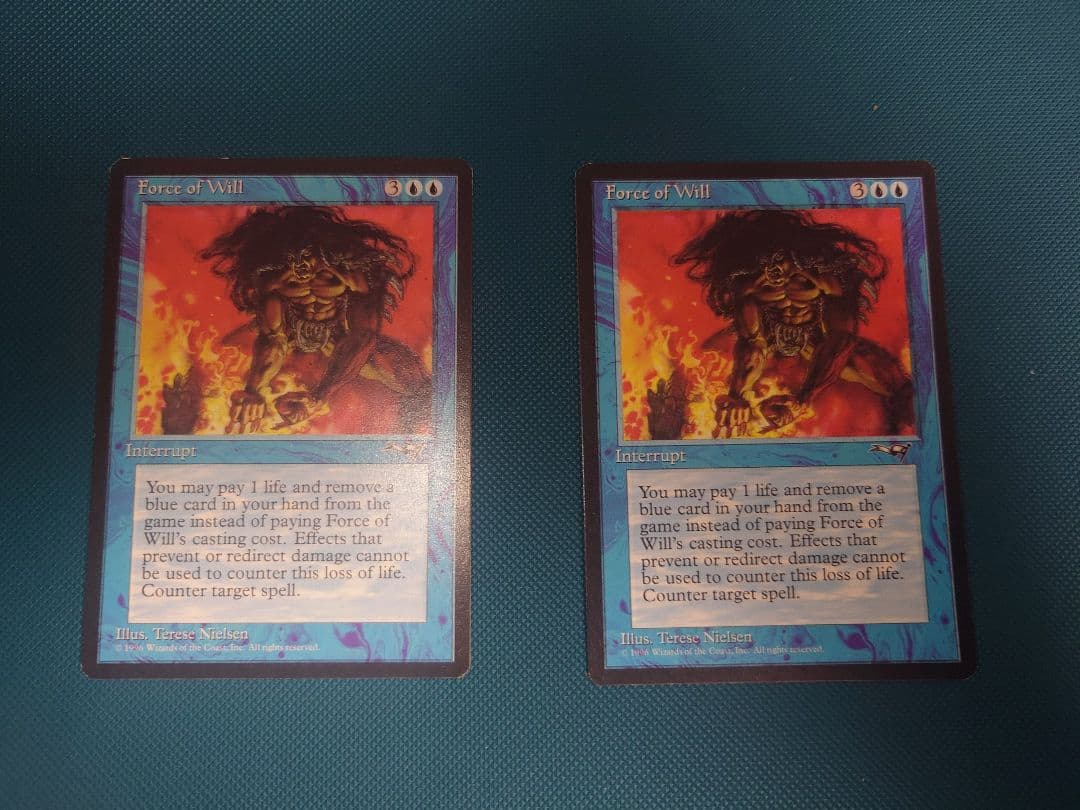 意志の力　Force of Will　２枚セット 旧枠仕様)意志の力/Force of Will《日本語》【DMR】