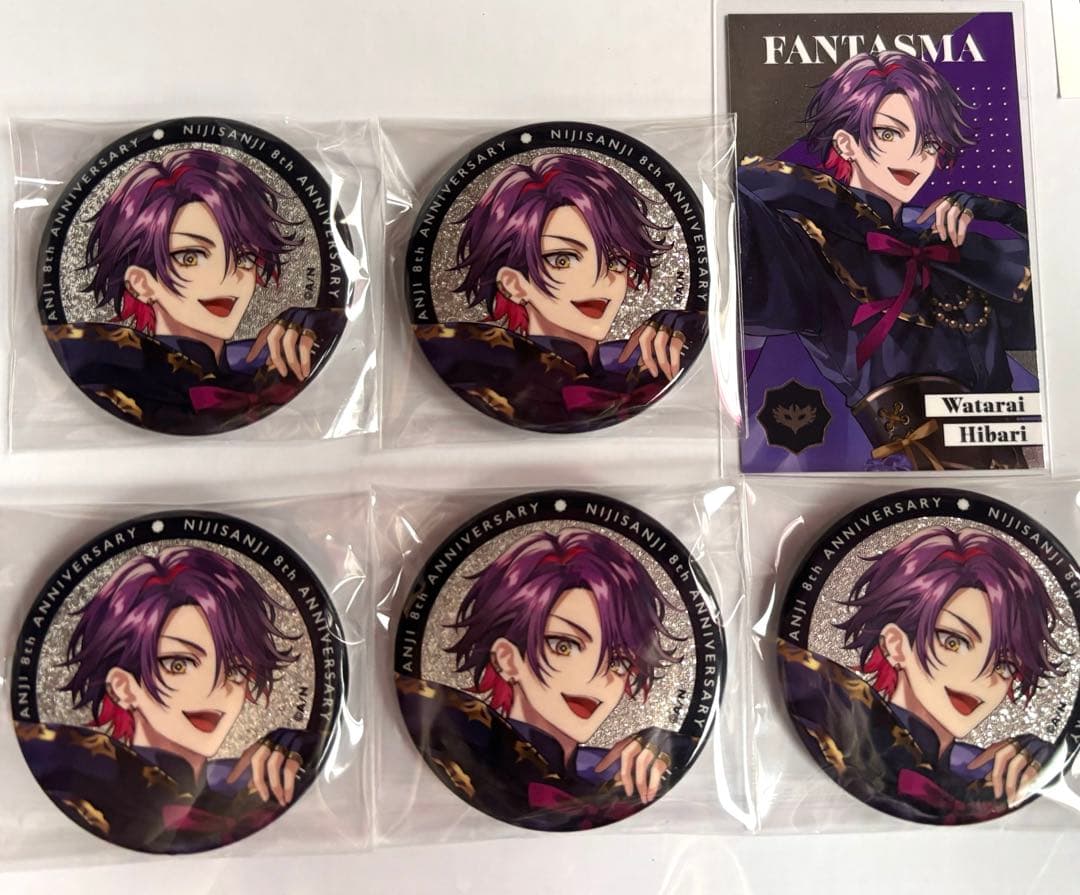 渡会雲雀 8周年 缶バッジ トレカ まとめ売り - メルカリ