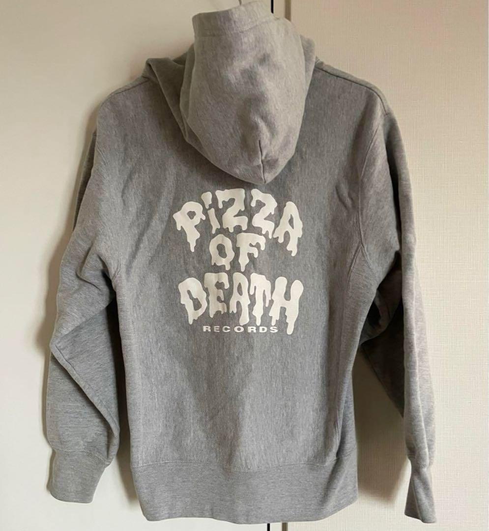 pizza of death パーカー　グレー　M