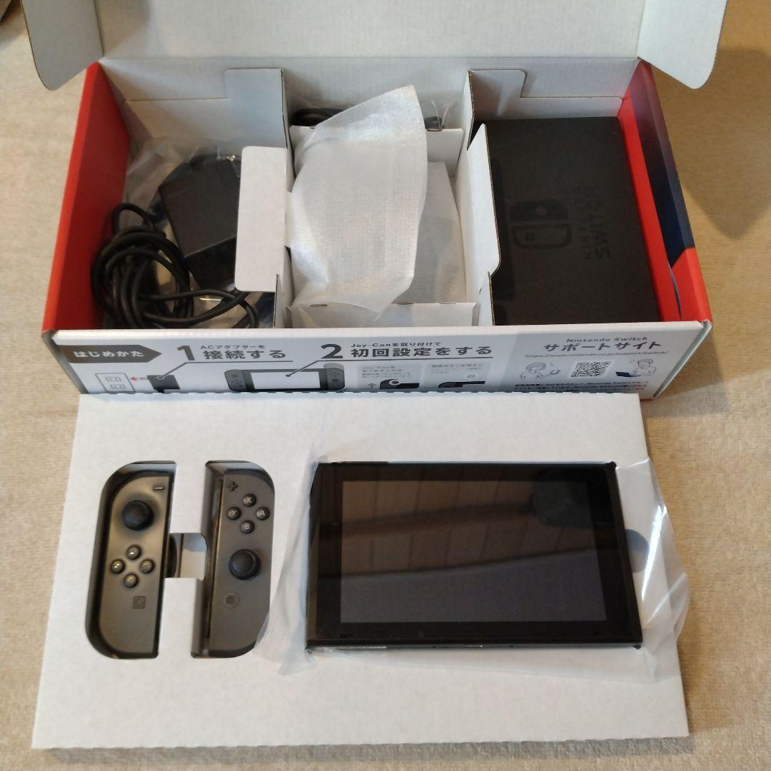 Nintendo Switch 本体 グレー 中古　スピード発送！