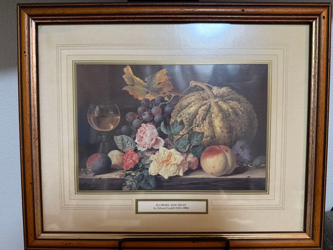 Flowers and Fruit 静物画