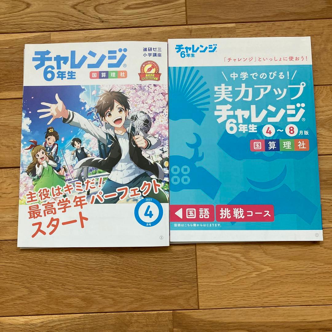 進研ゼミ 小学講座 6年生 4月号2冊組 - メルカリ