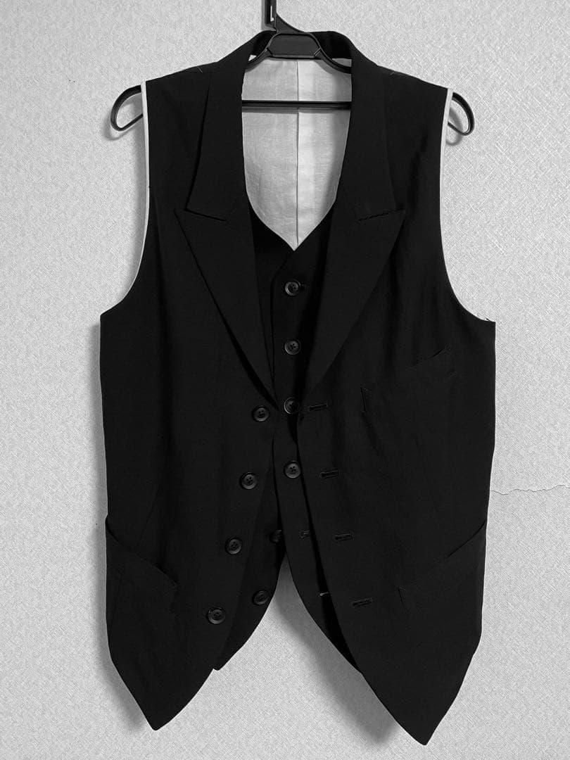 Yohji Yamamoto POUR HOMME 2024ss 前二重ベスト