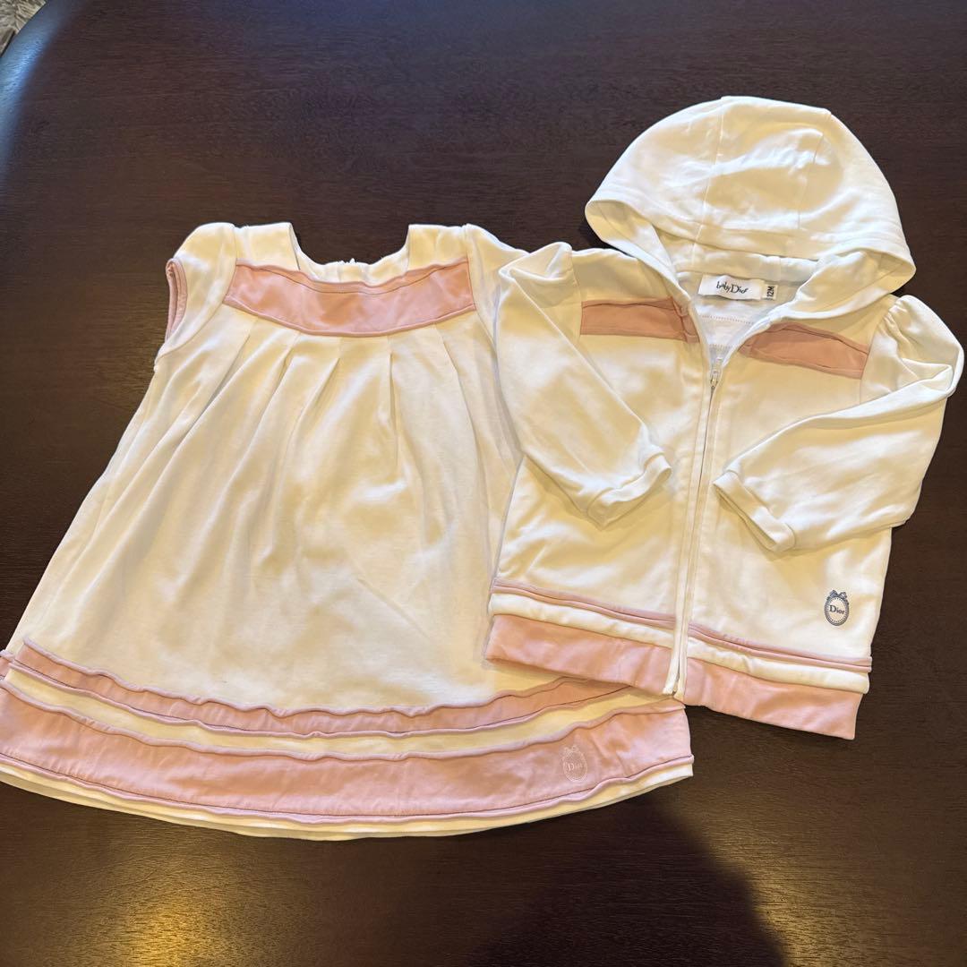 【baby Dior】パーカーとワンピースセット