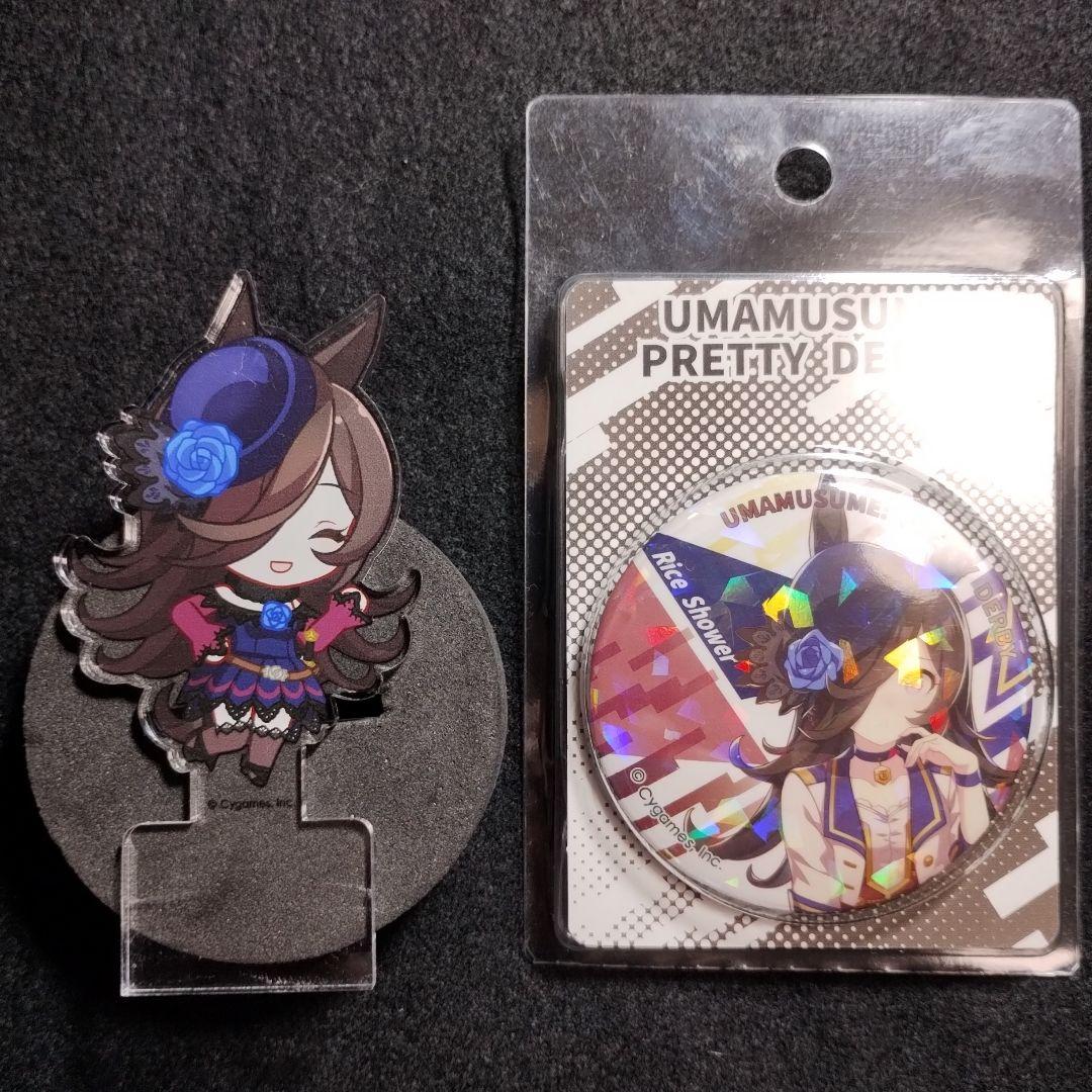 ライスシャワー ウマ娘 AcCanSta 缶バッジ サイコンビニ - メルカリ