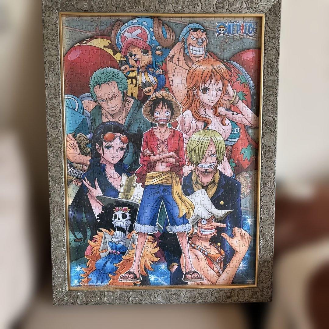 ワンピース ジグソーパズル フレーム付き - メルカリ