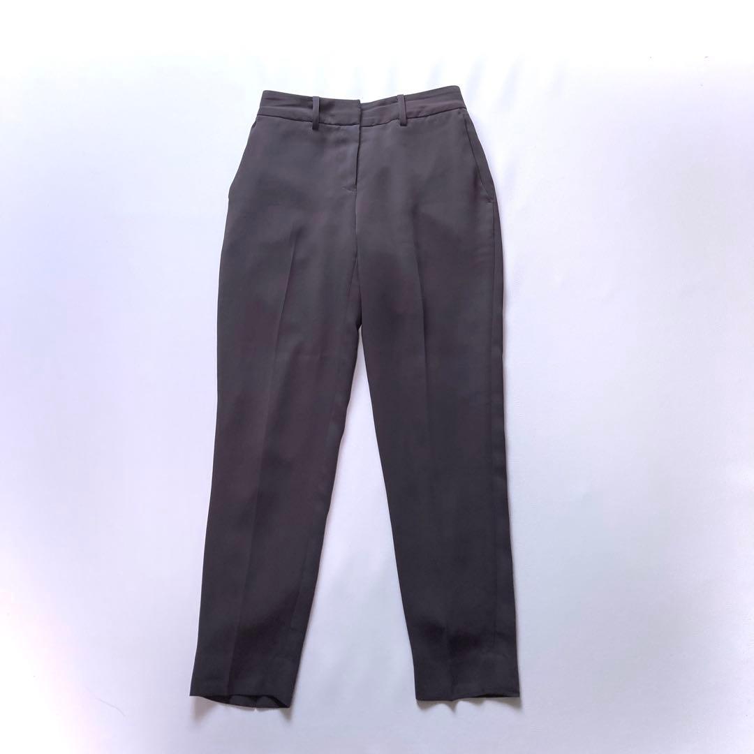 オリヒカライム パンツスーツセットアップ 洗える ストレッチ グレー系