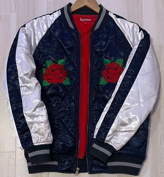 Supreme Rose Quilted bomber jacket Sサイズ - メルカリ