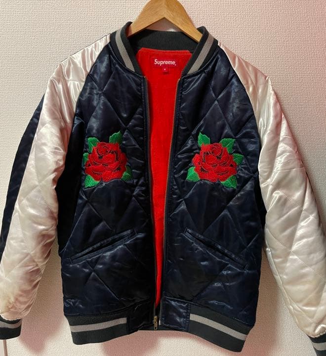 Supreme Rose Quilted bomber jacket Sサイズ - メルカリ